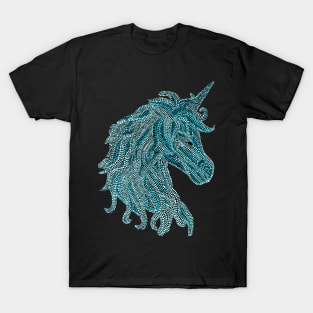 Mythical Unicorn - Teal T-Shirt